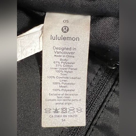 Lululemon Now And Always Tote Mini 8L Leather Camo Gym Travel Crossbody Bag - Picture 14 of 16